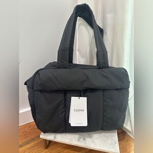 Calpak Luka Duffel in Black Travel Suitcase Weekend Bag - NWT